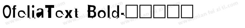 0feliaText Bold字体转换